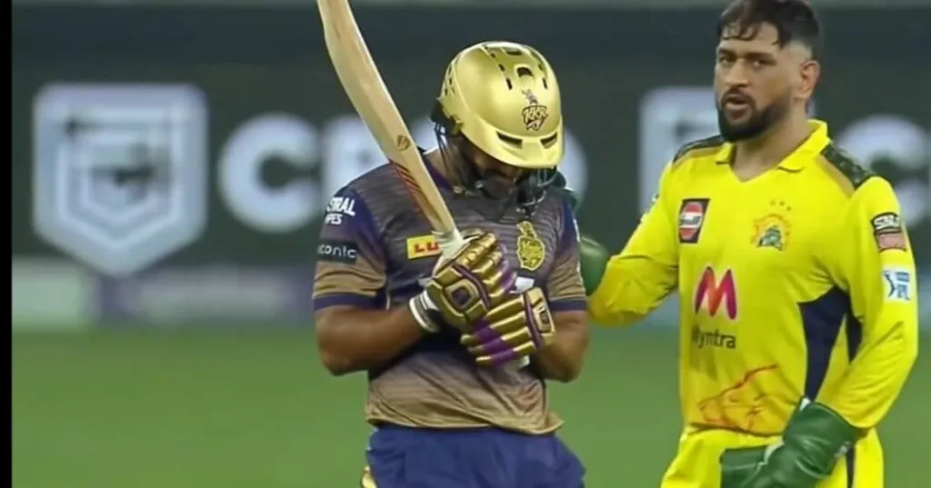 rahul tripathi-MS Dhoni