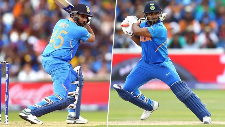 Rishabh Pant and Rohit Sharma