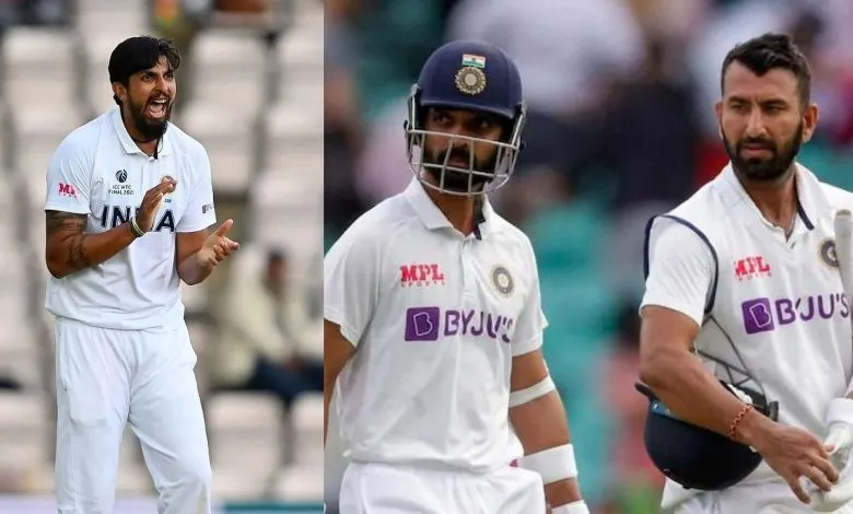 Cheteshwar Pujara-Ajinkya Rahane-Ishant Sharma