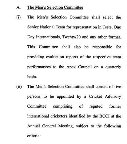 Men's Selection Committee 