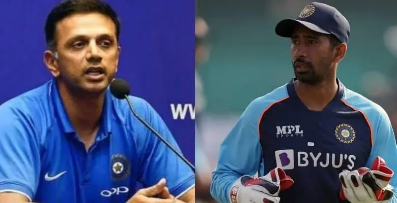 Rahul Dravid On Wriddhiman Saha 