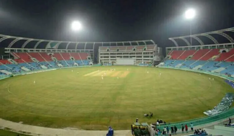 Atal bihari vajpayee cricket stadium pitch