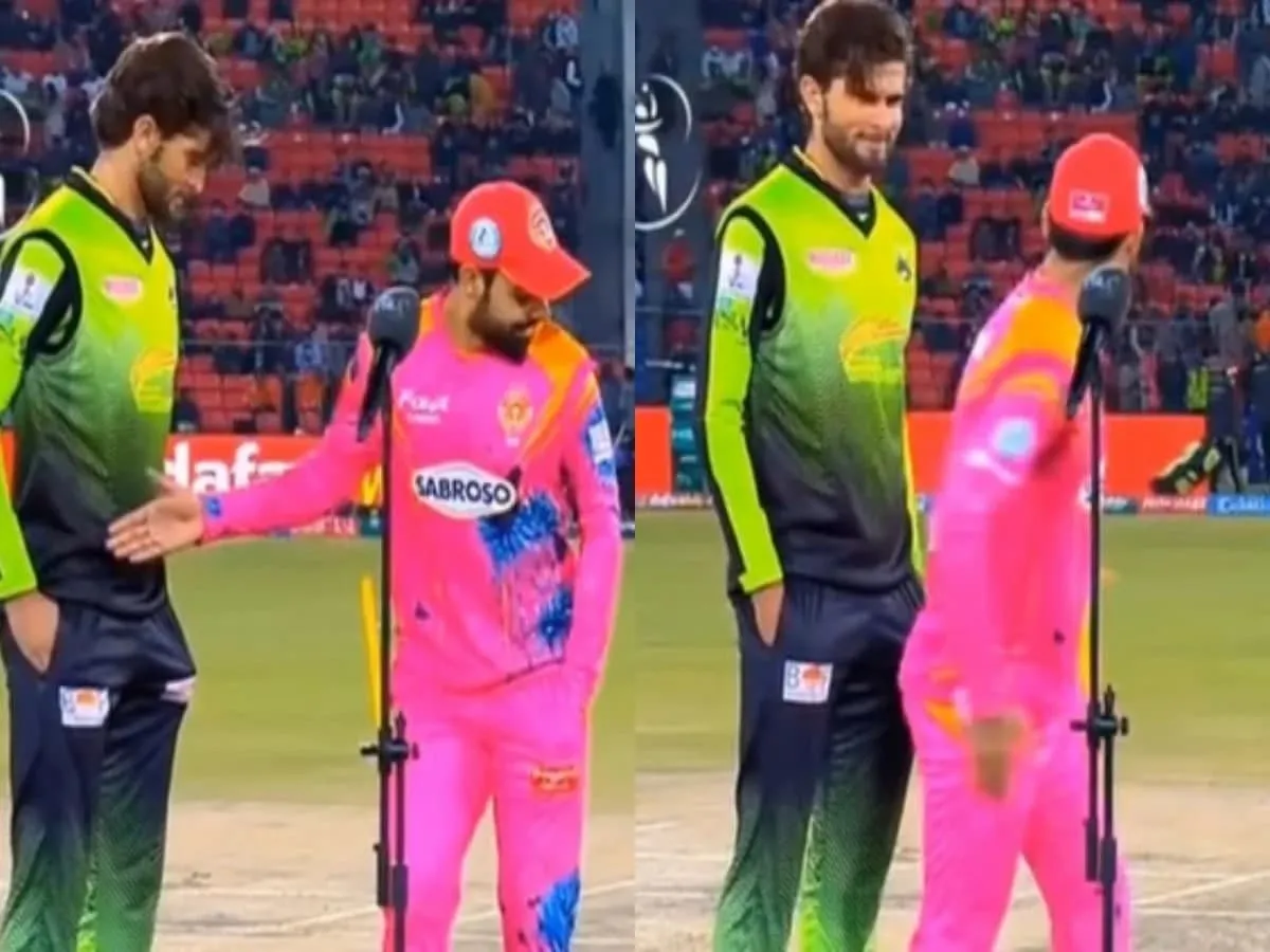 Shadab Khan and Shaheen Afridi Toss