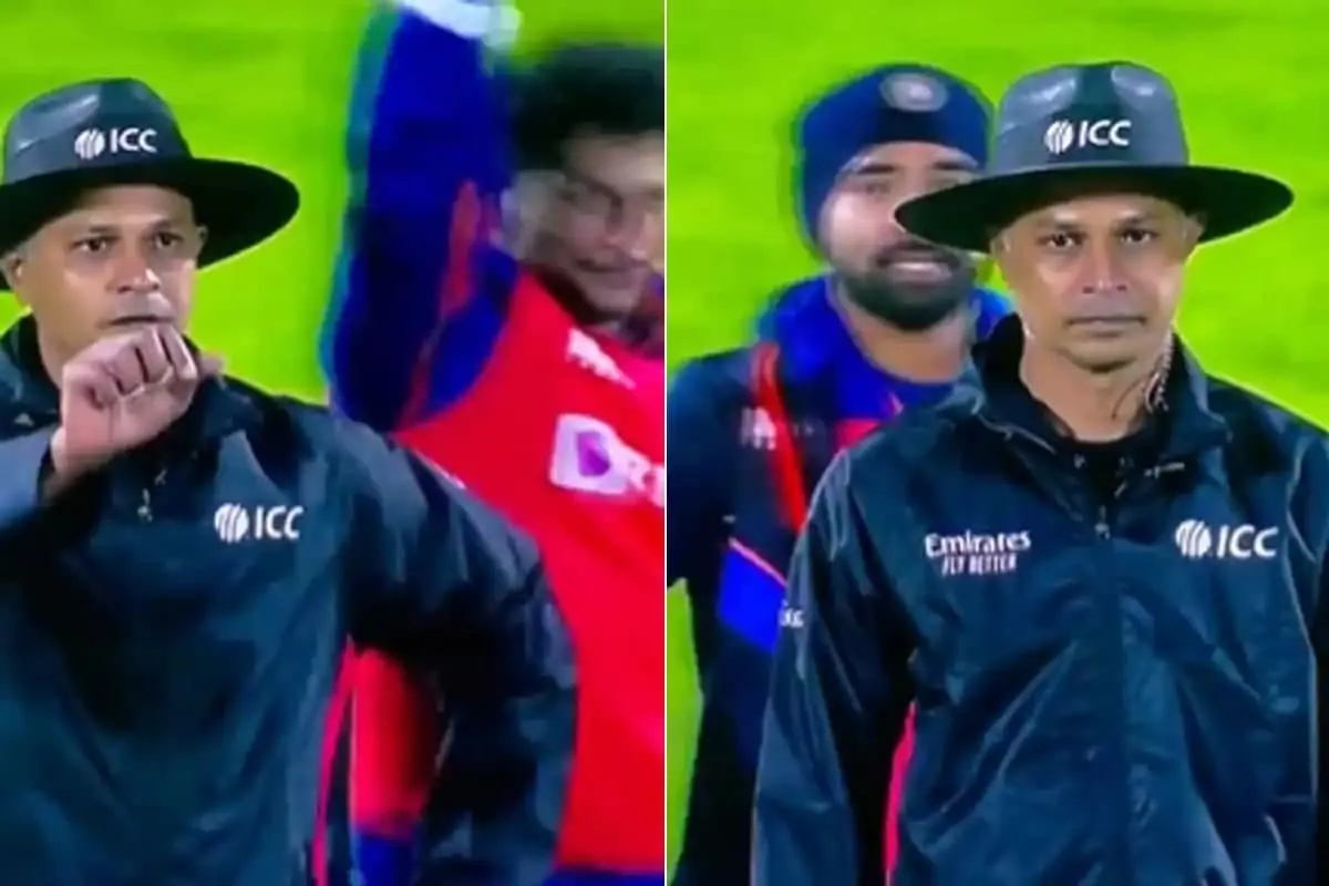  Mohammed siraj kuldeep yadav fun with umpire