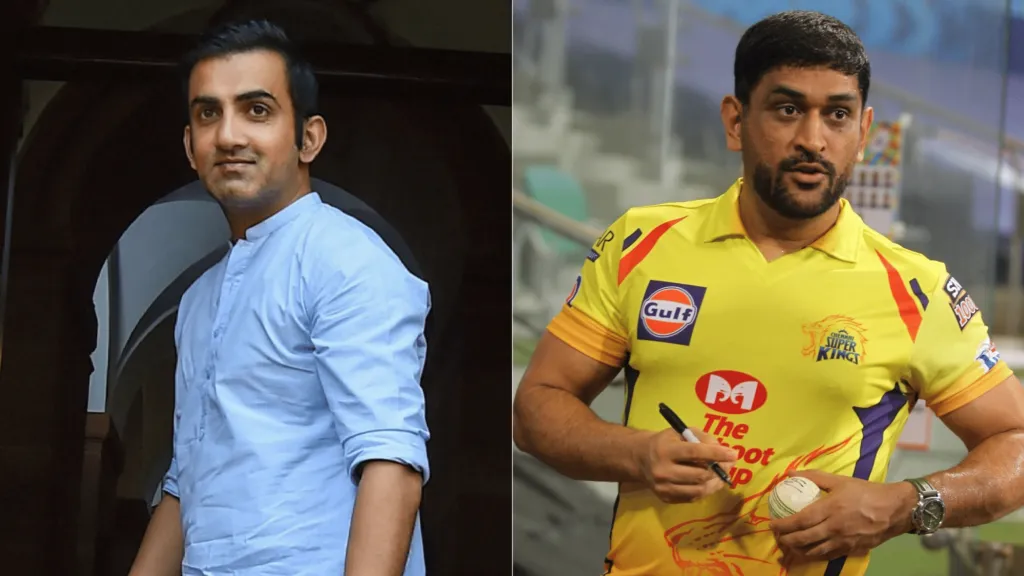 gautam gambhir-ms dhoni- IPL Mega Auction 2022
