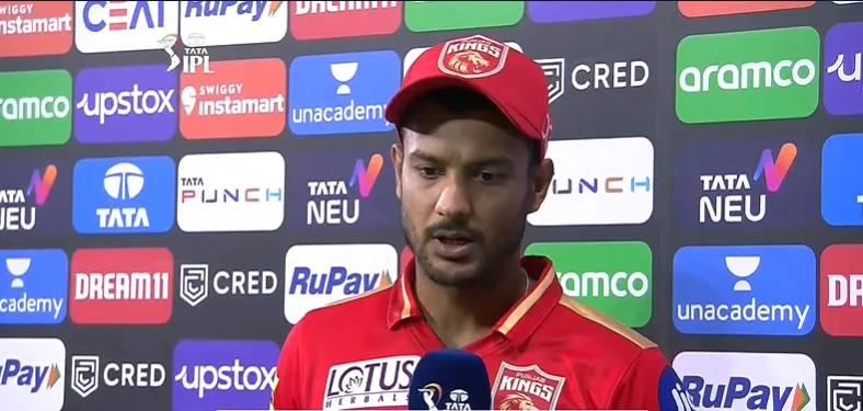 Mayank Agrawal Post GT vs PBKS