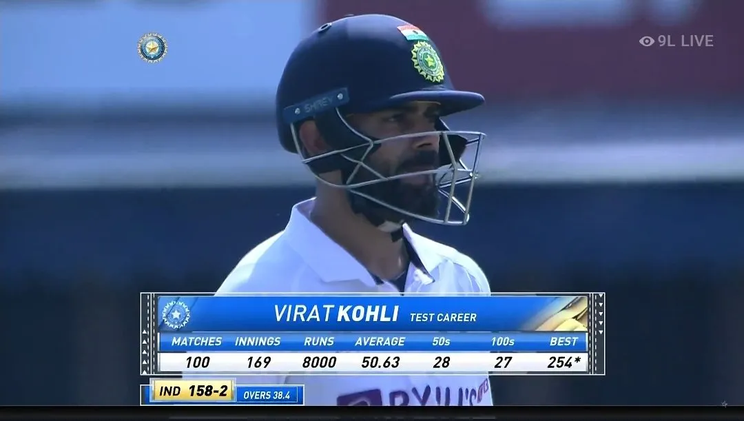 Virat Kohli Completed 8000 runs in test