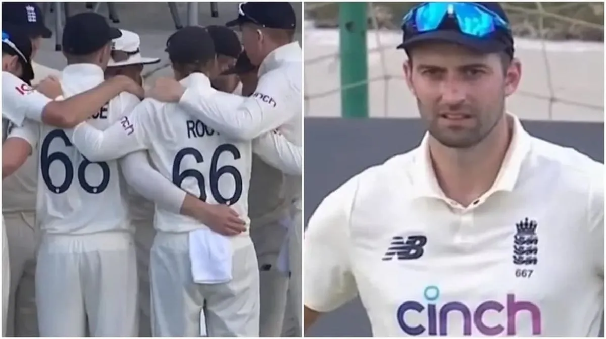 WI vs ENG Mark Wood created his own huddle video