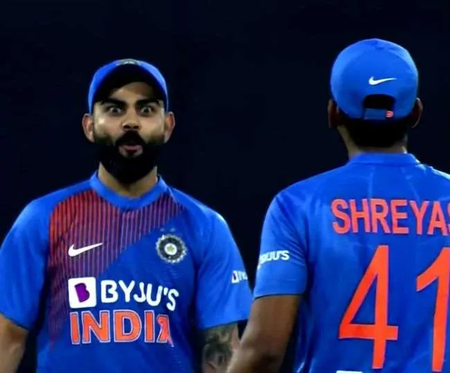  Shreyas Iyer-virat kohli