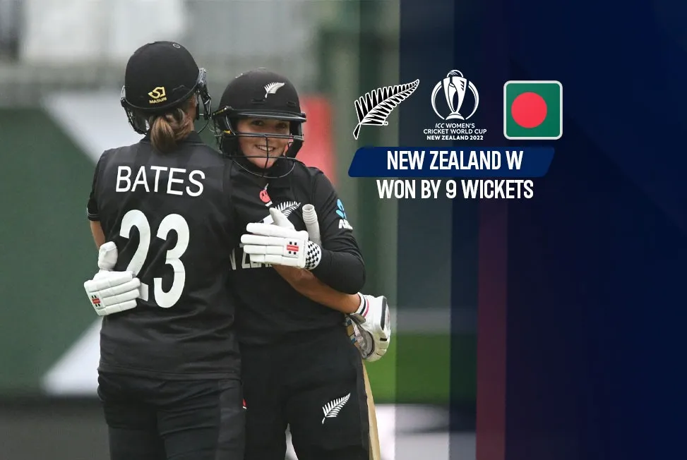 NZ W vs BAN W-ICC Women's WC 2022