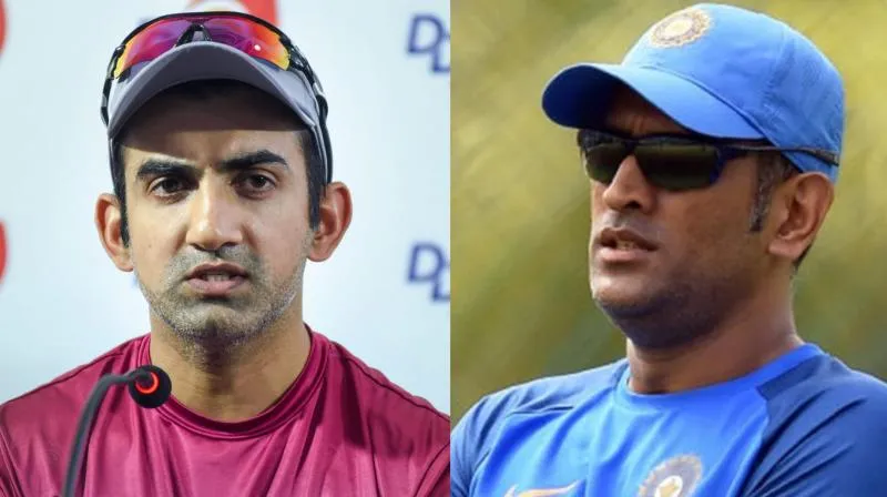 Gautam Gambhir-MS Dhoni