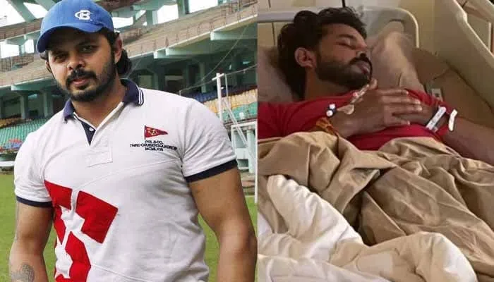  Hospitalized S. Sreesanth has got serious injury