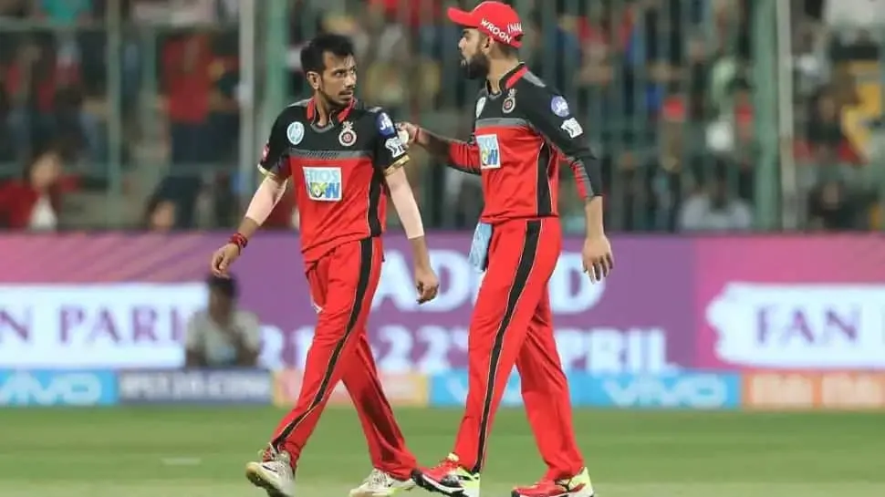 Yuzvendra Chahal getting Virat Kohli out