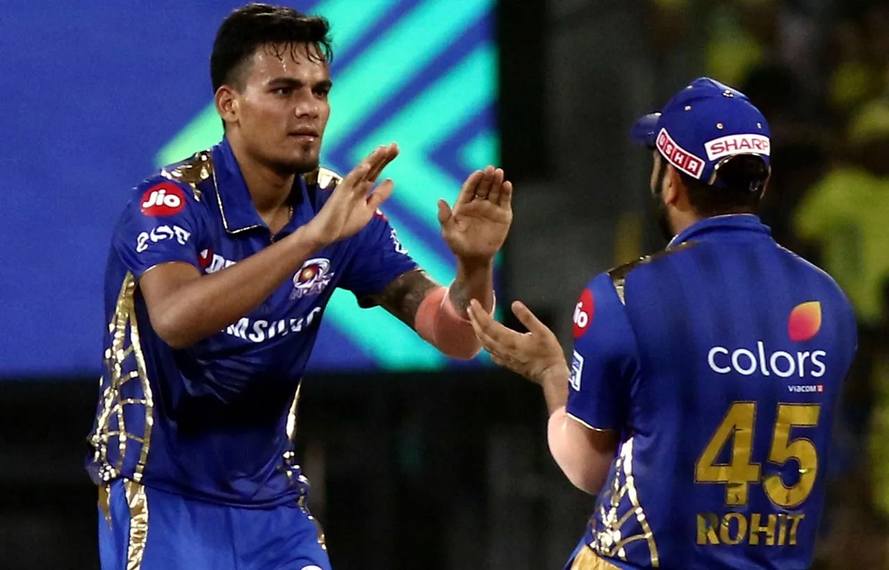  Rahul Chahar-Rohit Sharma