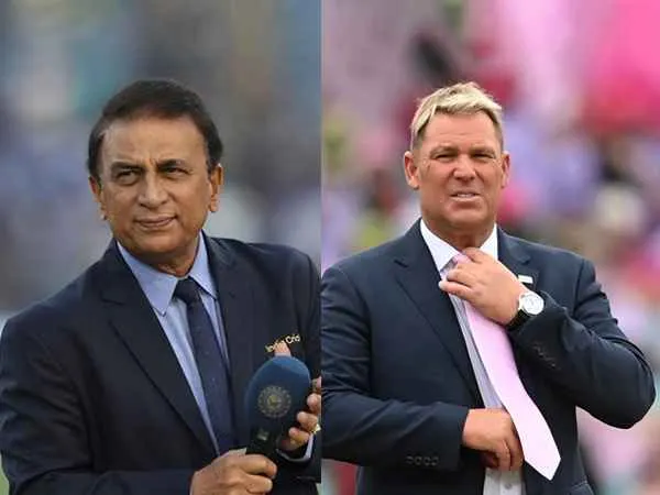 Sunil Gavaskar-Shane Warne