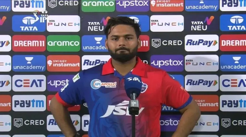 After DC vs RR matAfter DC vs RR match Rishabh Pant Statement today IPL 2022ch Rishabh Pant Statement today IPL 2022
