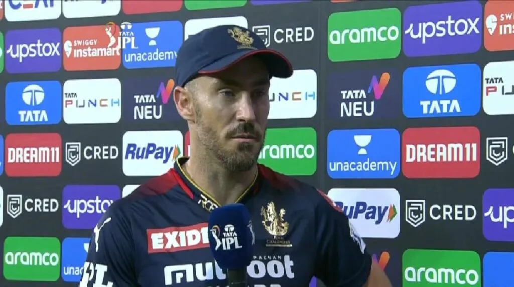 Faf du Plessis Missed Harshal Patel after CSK loss