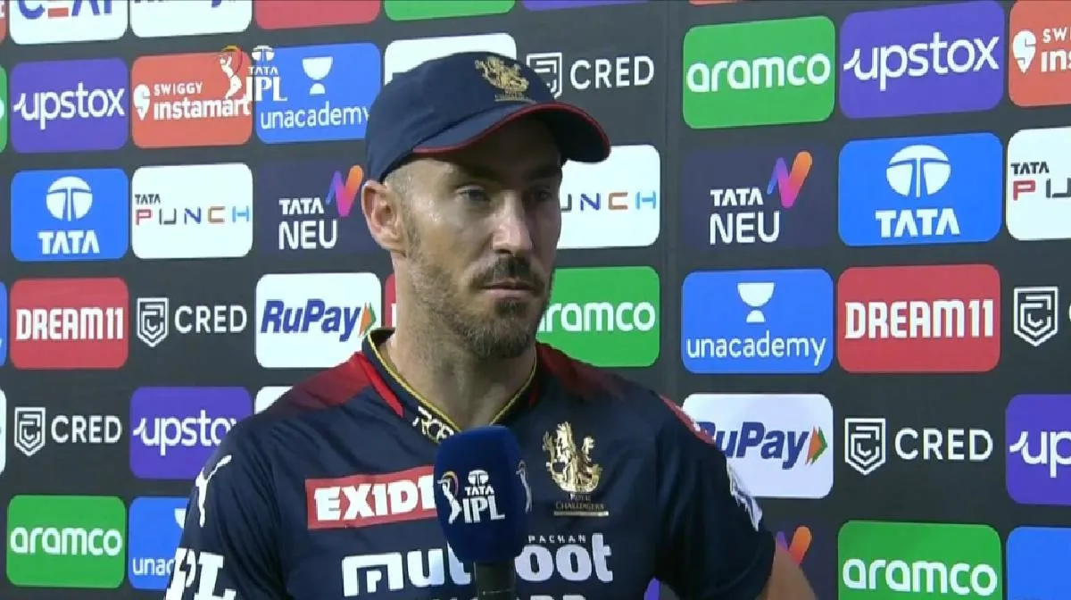 Faf du Plessis Missed Harshal Patel after CSK loss