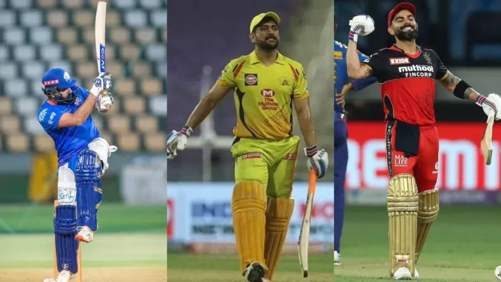 IPL 2022, dhoni, kohli and rohit