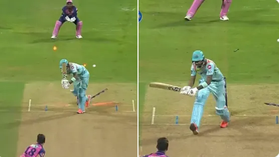 KL Rahul Wicker RR vs LSG