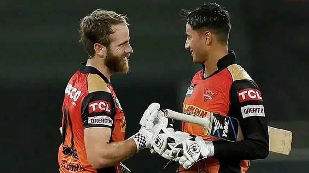 Kane Williamson and Abhishek Sharma