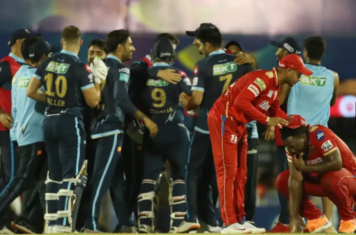 PBKS vs GT - Gujarat Titans Won by 6 wickets