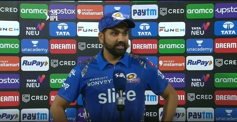 Rohit Sharma RCB vs MI Post Match