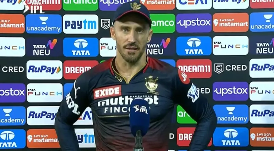Faf Du Plesis-MI vs RCB-IPL 2022