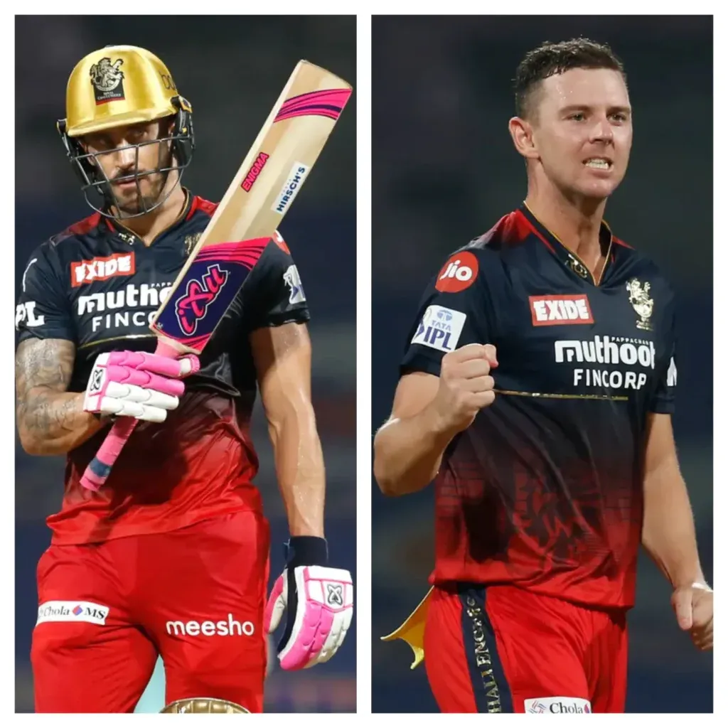 Faf Du Plesis-Josh Hazlewood