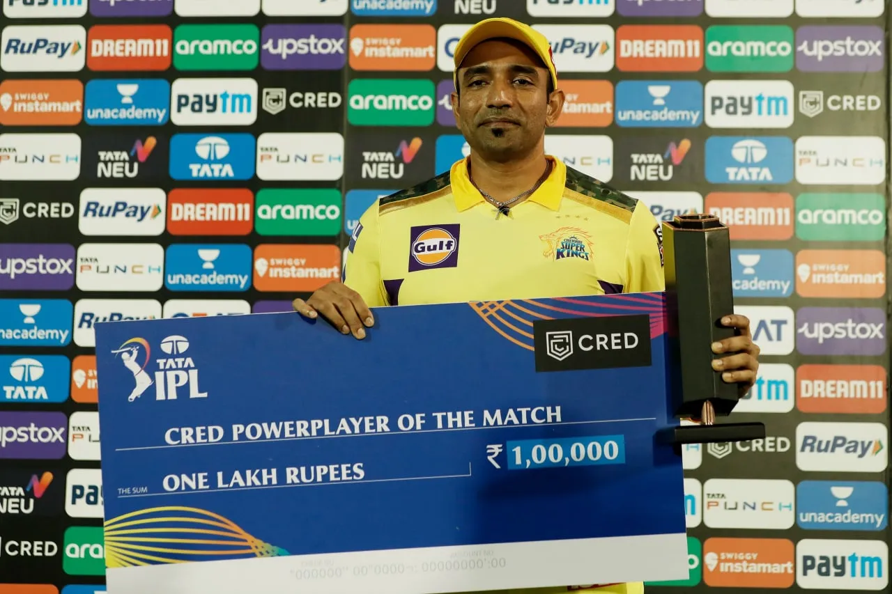 CRED Power Player of the Match- Robin Uthappa