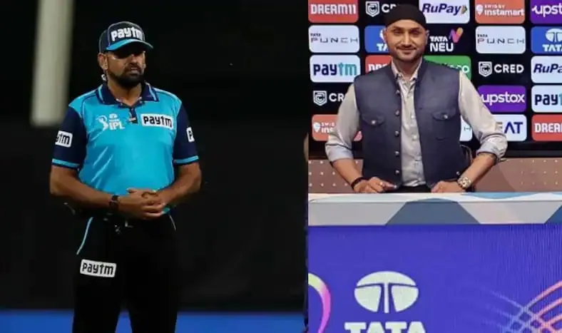 Harbhajan Singh on field umpire
