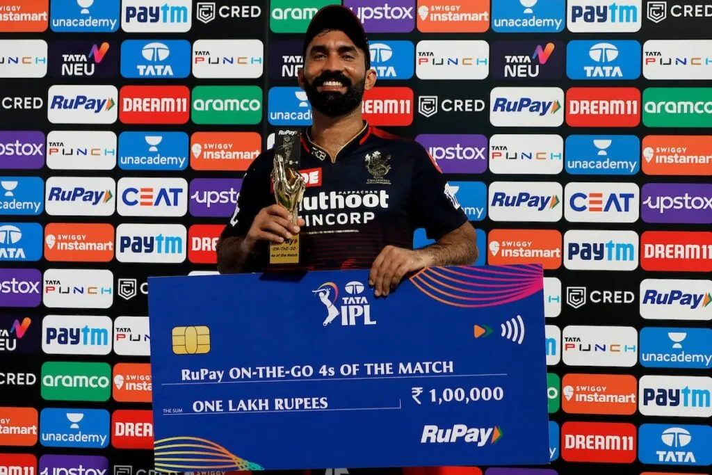 Dinesh Karthik Statement After Man Of the Match