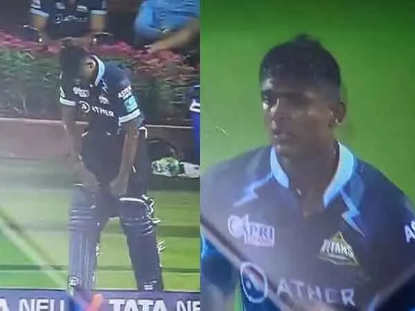  Sai Sudharsan toilet break Video
