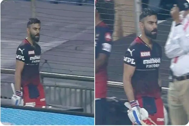 Virat Kohli abused after LBW