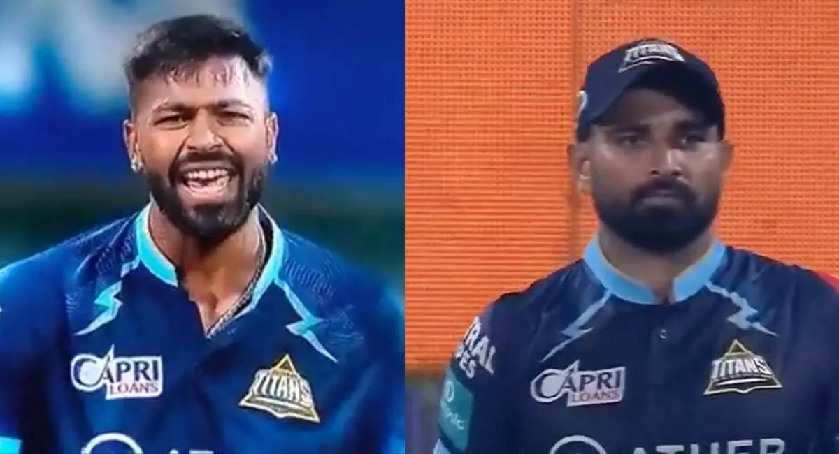  Hardik Pandya on Mohammed Shami