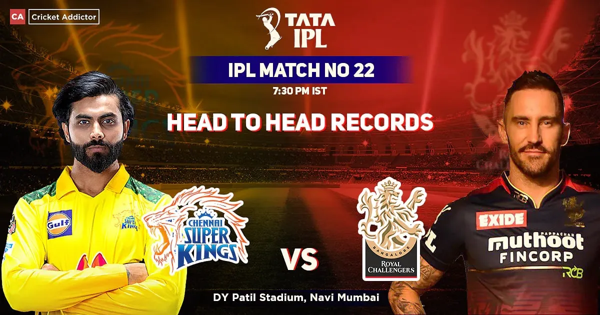  CSK vs RCB head to head