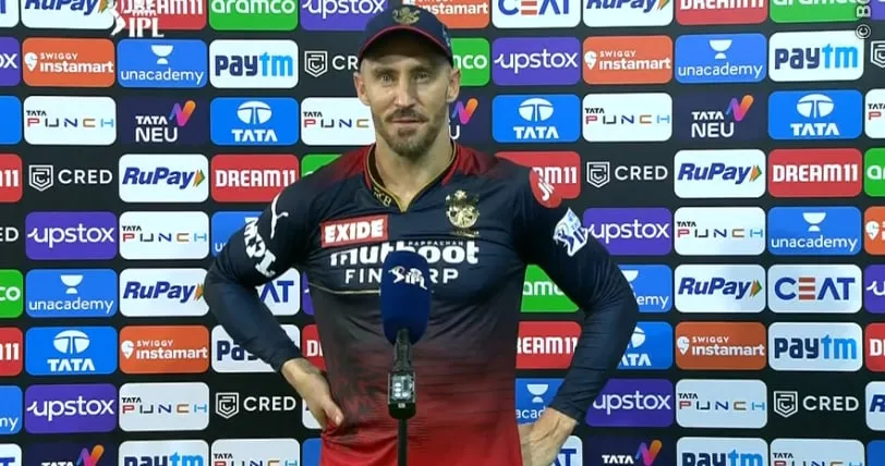  Faf du Plessis Latest Statement