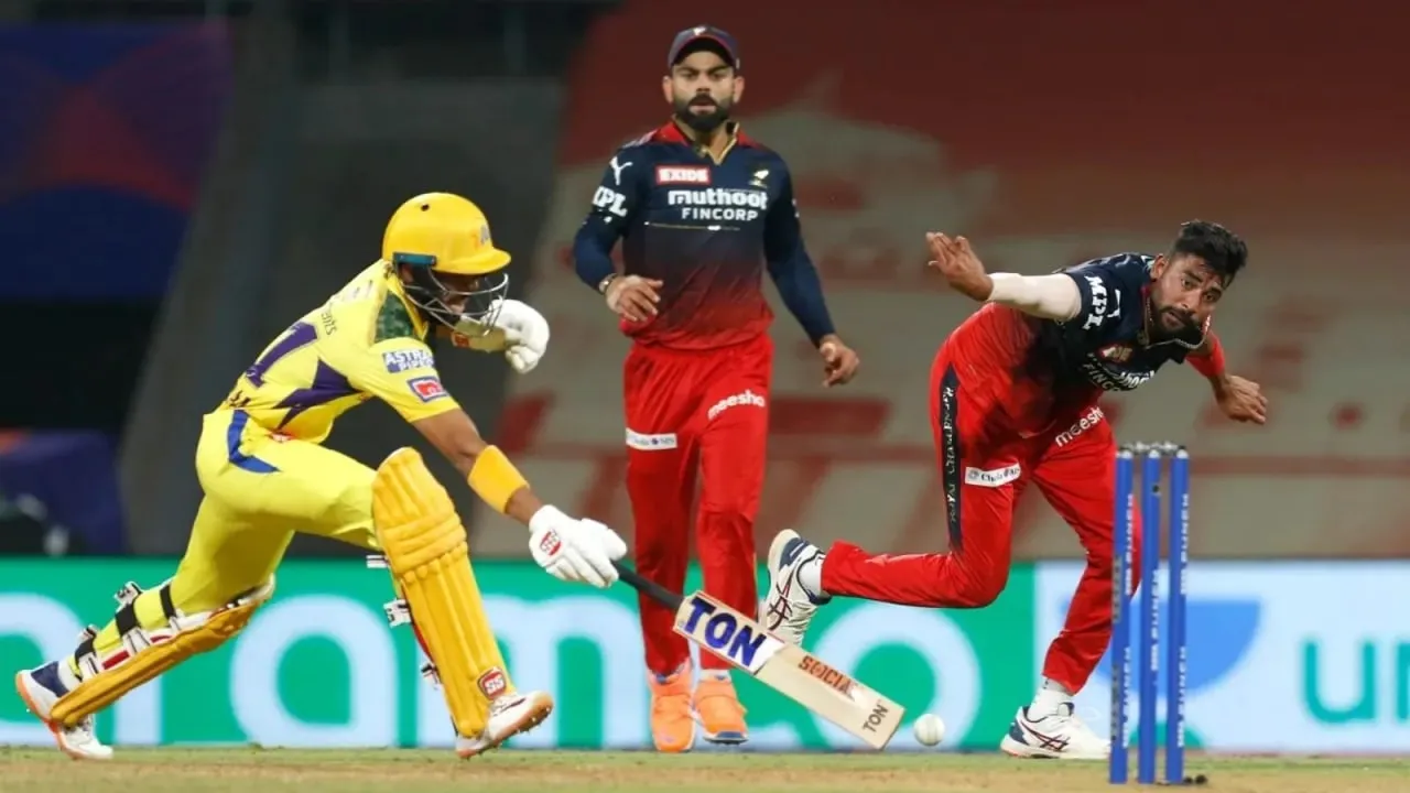 RCB Loss Match Against CSK 2022