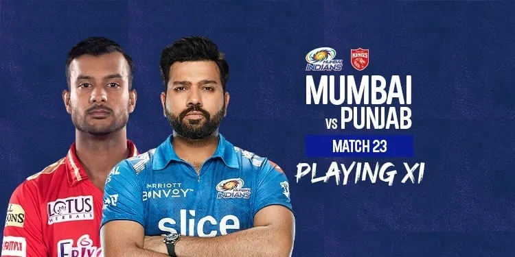 PBKS vs MI playing XI 2022