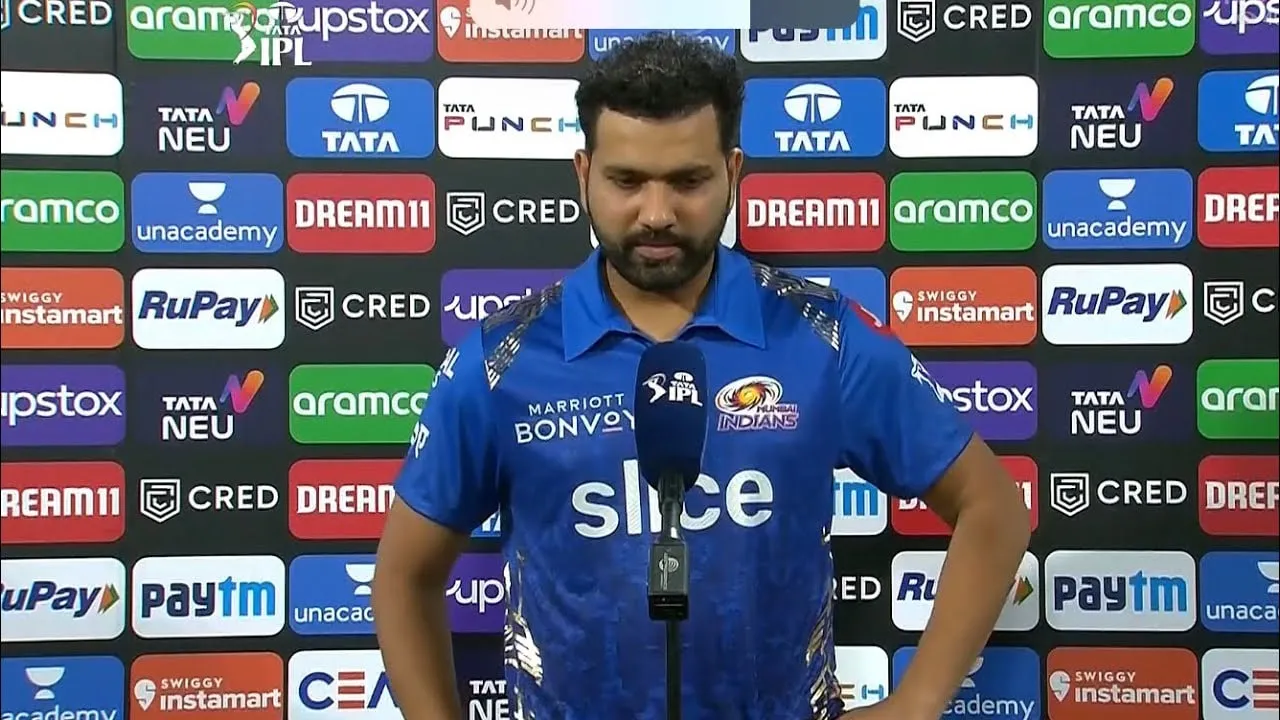 Rohit sharma post match presentation today after loss 