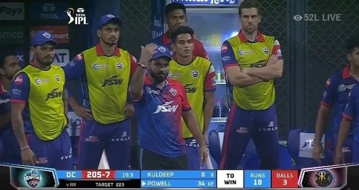  Rishabh pant angry on umpire