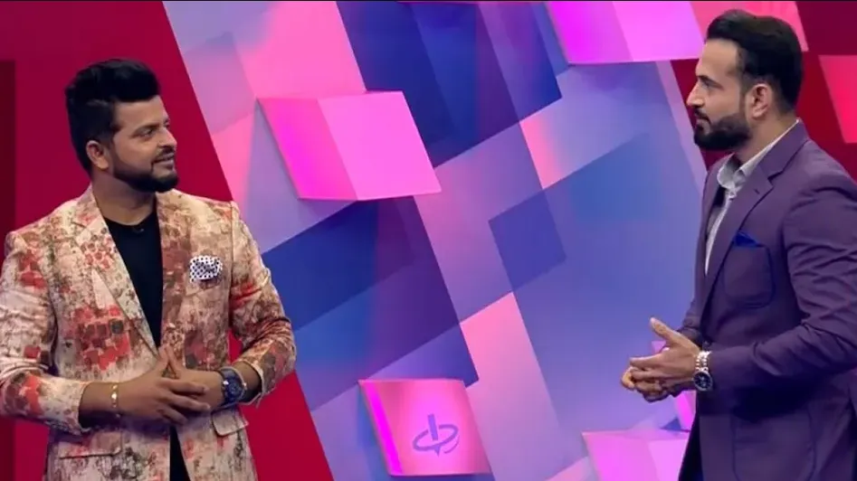  Irfan Pathan threatens Raina to leave the live show