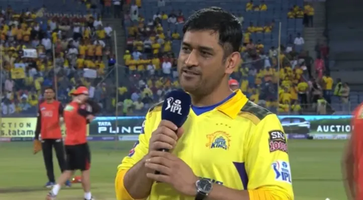 MS Dhoni IPL 2022 SRH vs CSK