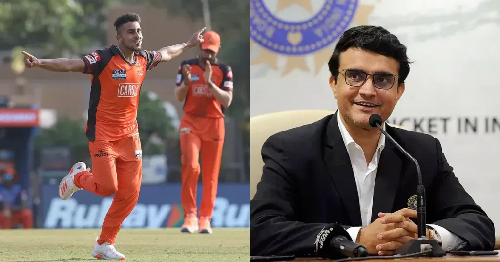 Umran Malik-Sourav Ganguly