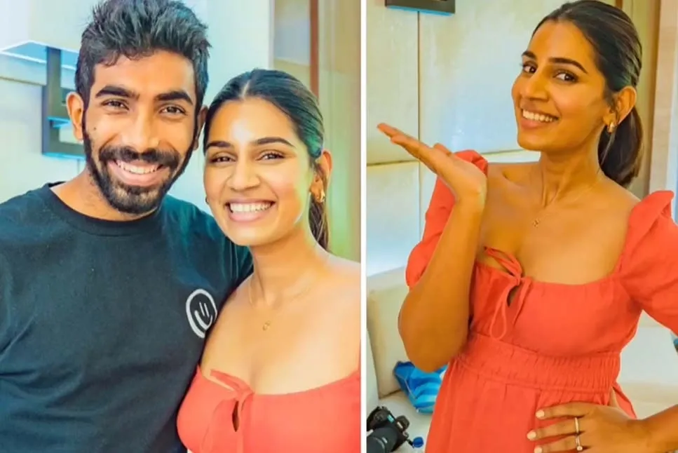 Jasprit Bumrah-Sanjana Ganesan