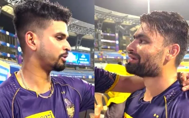 shreyas iyer and rinku singh english classes