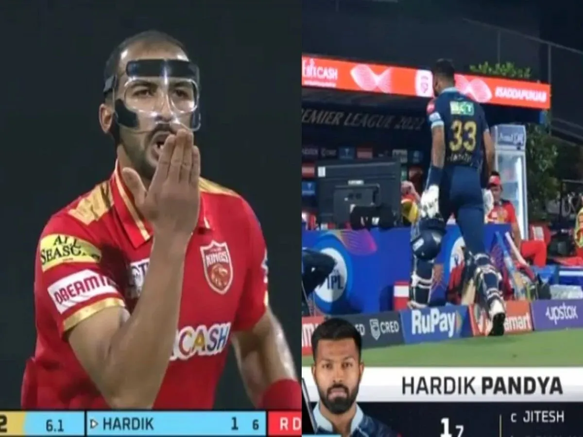 Rishi dhawan took wicket of hardik pandya