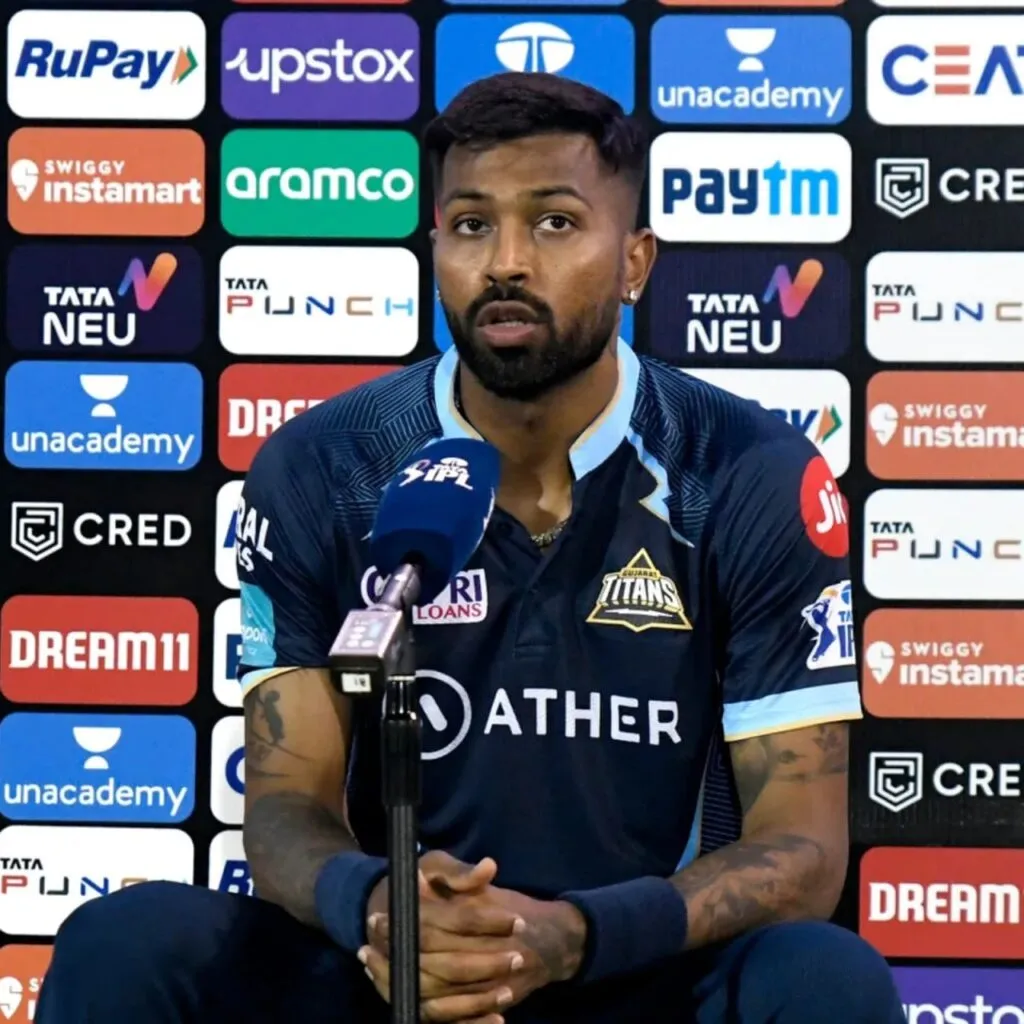 Hardik pandya post presentation
