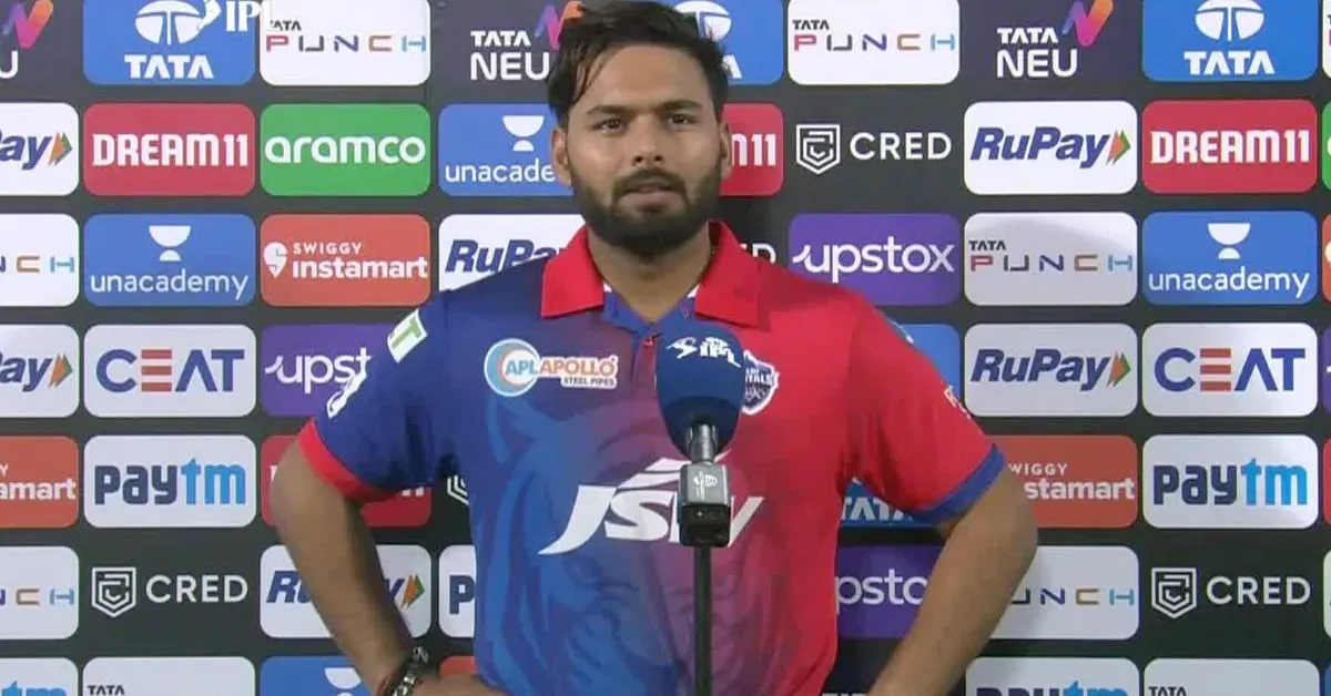  Rishabh Pant statement after 58 IPL Match