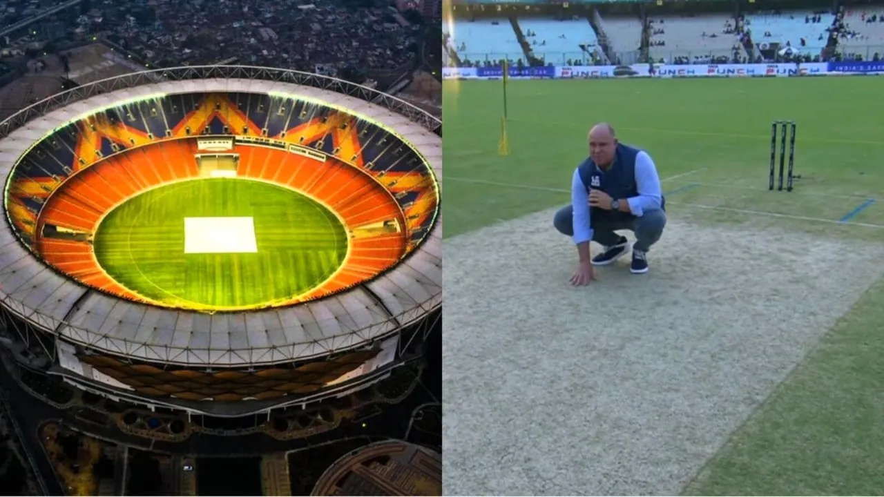 ahmedabad stadium pitch report